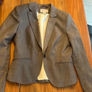 H&M grey blazer size 10